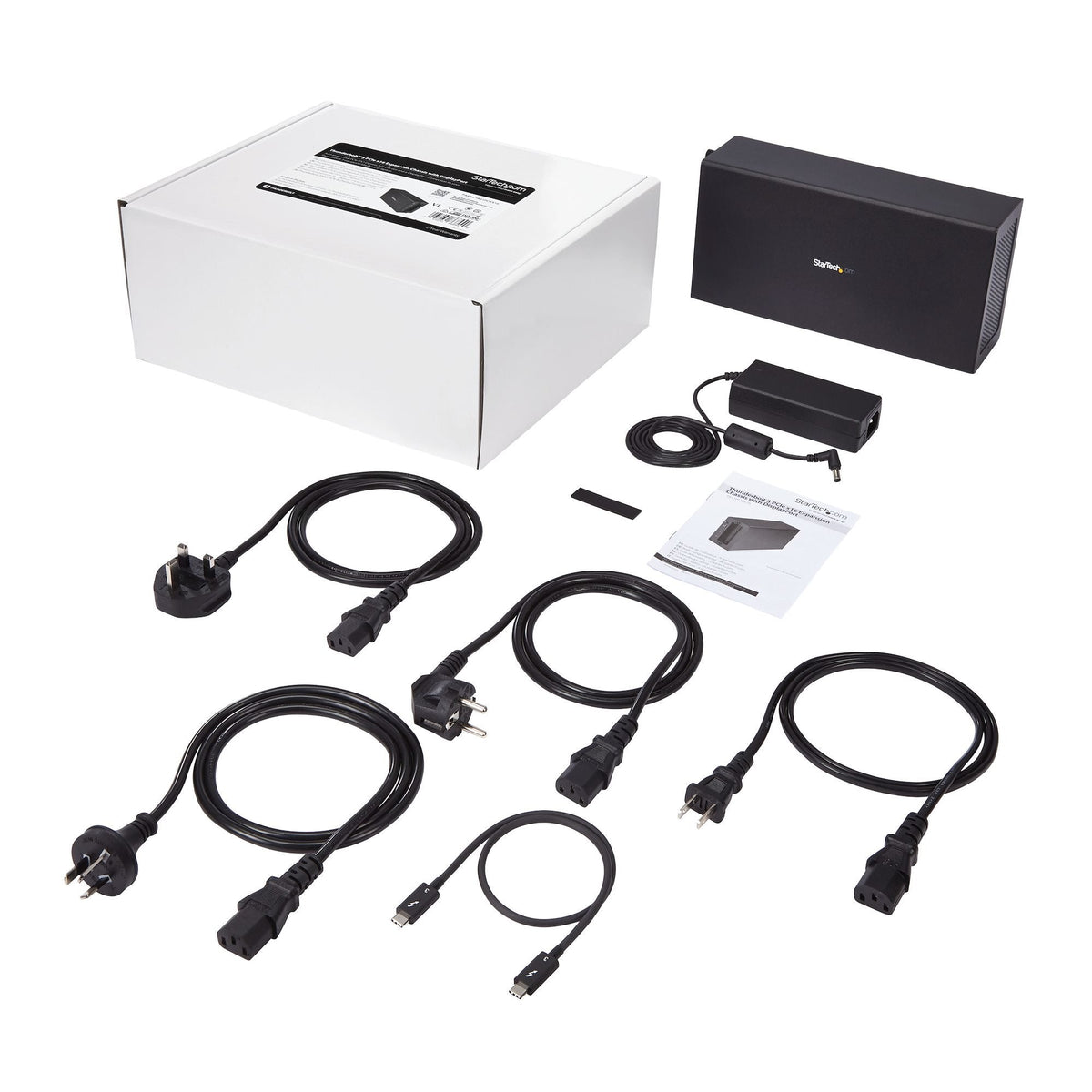 Startech.Com Tb31pciex16 Base Para Portátil Y Replicador De Puertos Alámbrico Negro