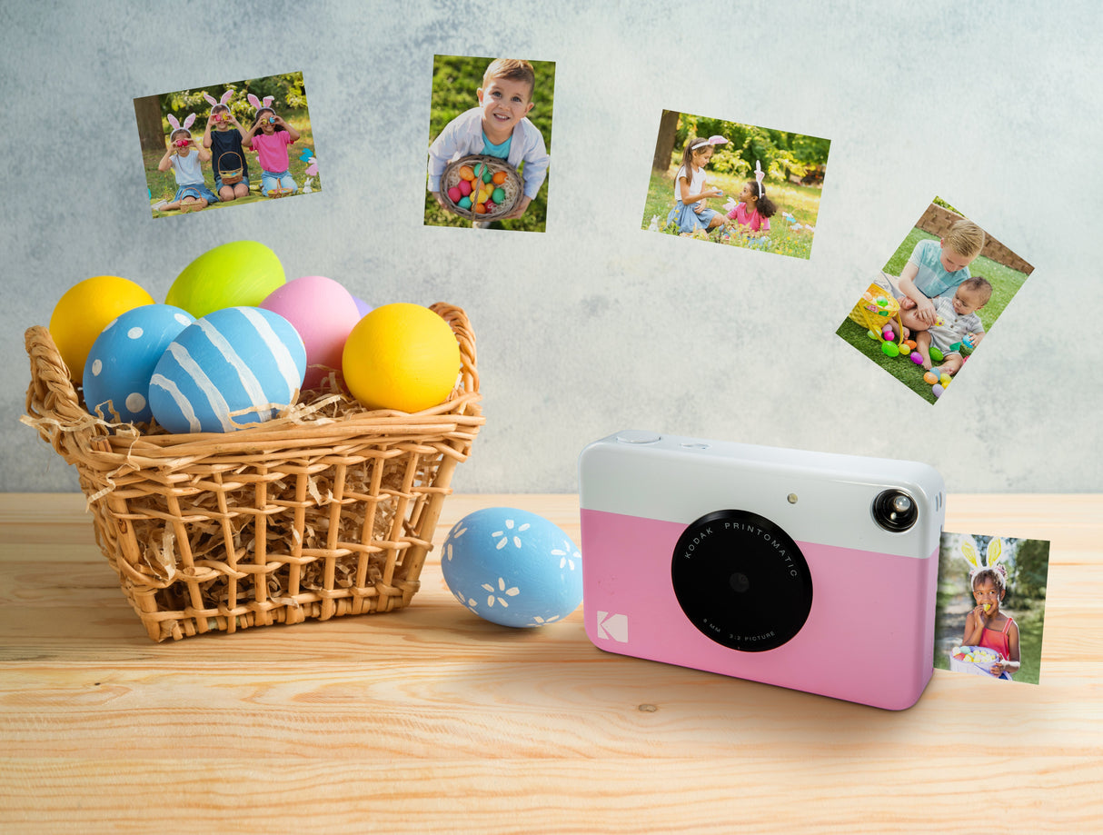 Cámara Digital Instantánea Kodak Printomatic 5mp Tamaño Foto 2'X3' Rosa