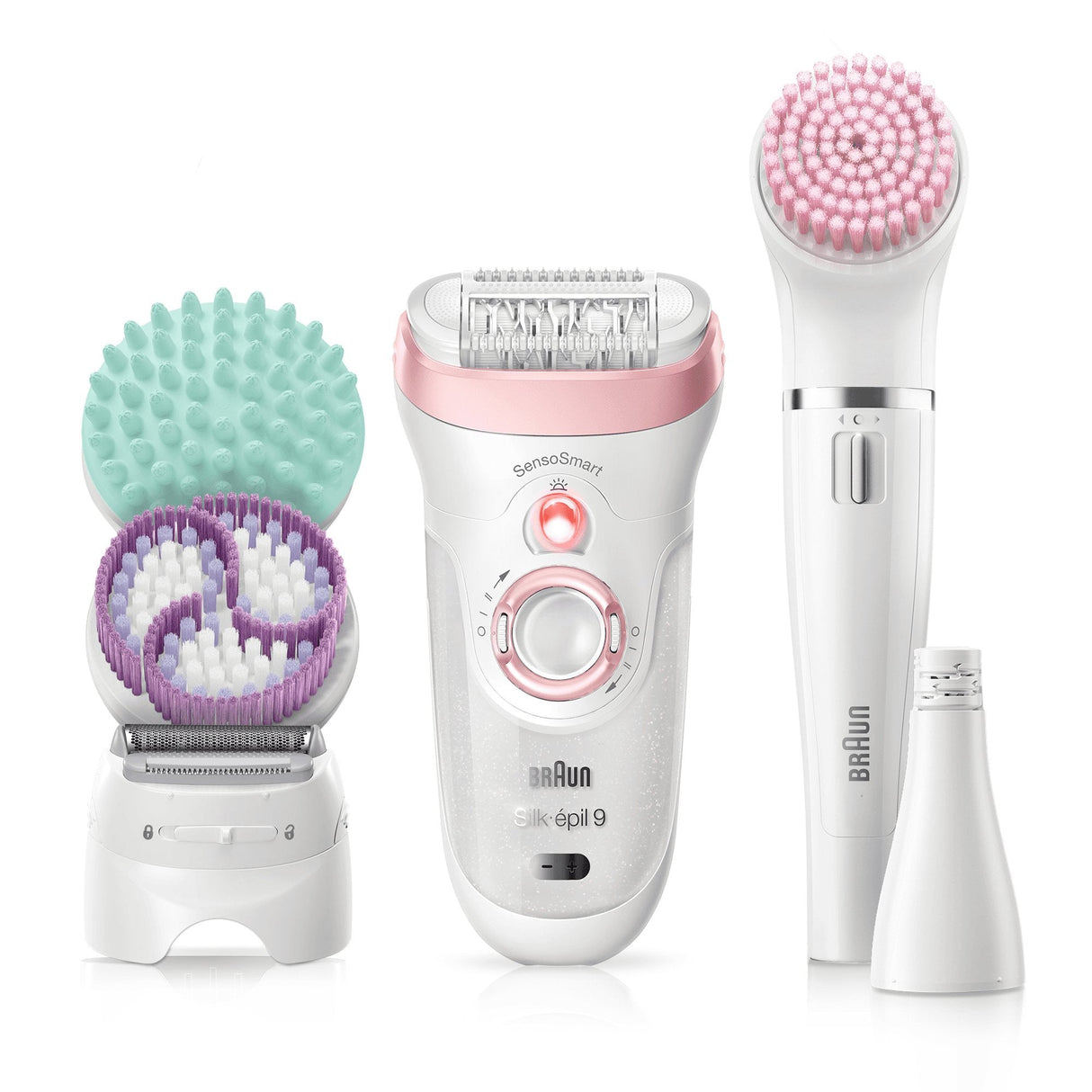 EAN 4210201222996 - Braun Silk-épil 9 81683682 depiladora 40 pinzas Blanco, Rosa imagen 2