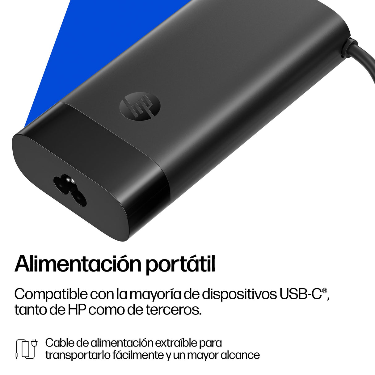 EAN 5715328209442 - HP 140W USB-C Laptop Charger adaptador e inversor de corriente Negro imagen 6