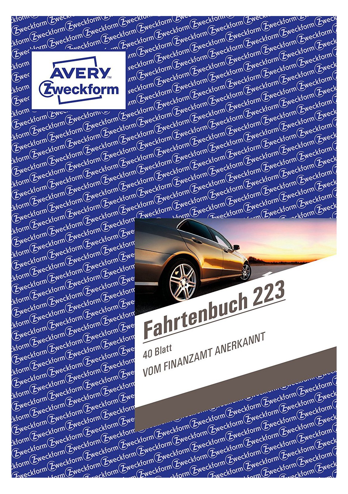 Avery Zweckform Fahrtenbuch - 40 Hoja - A5 (148 X 210 Mm)
