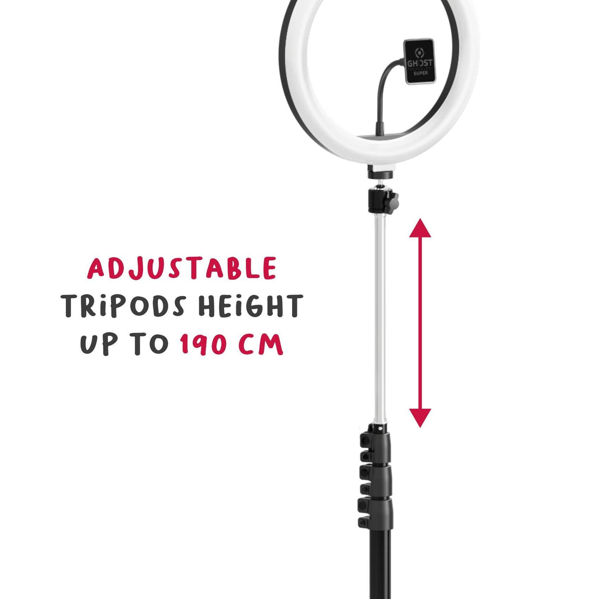 Celly Clickghostusb Tripode Smartphone 3 Pata(S) Negro