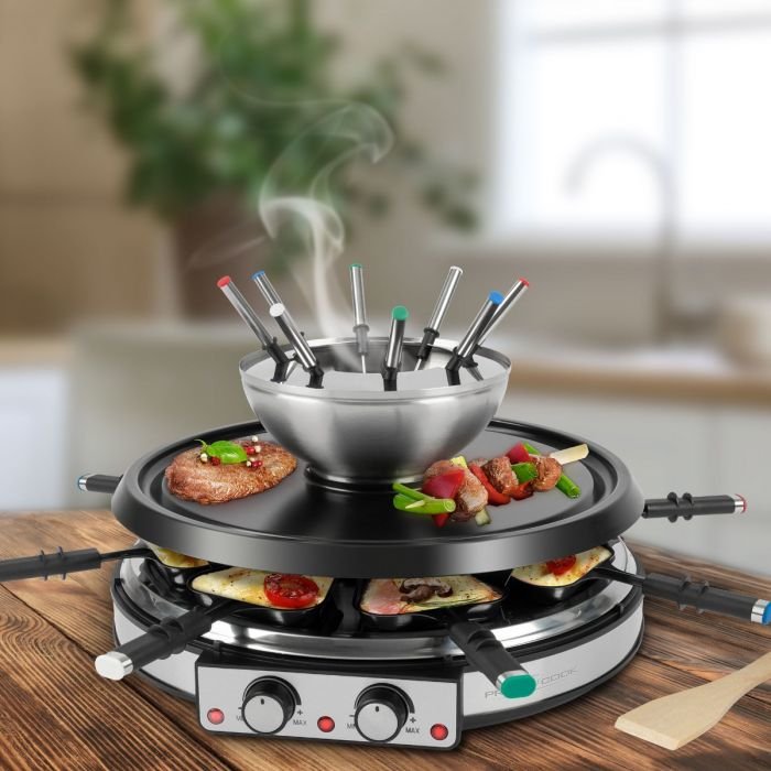 Proficook 2in1 Raclette Grill & Fondueset Pc Rg/Fd 1245 501245