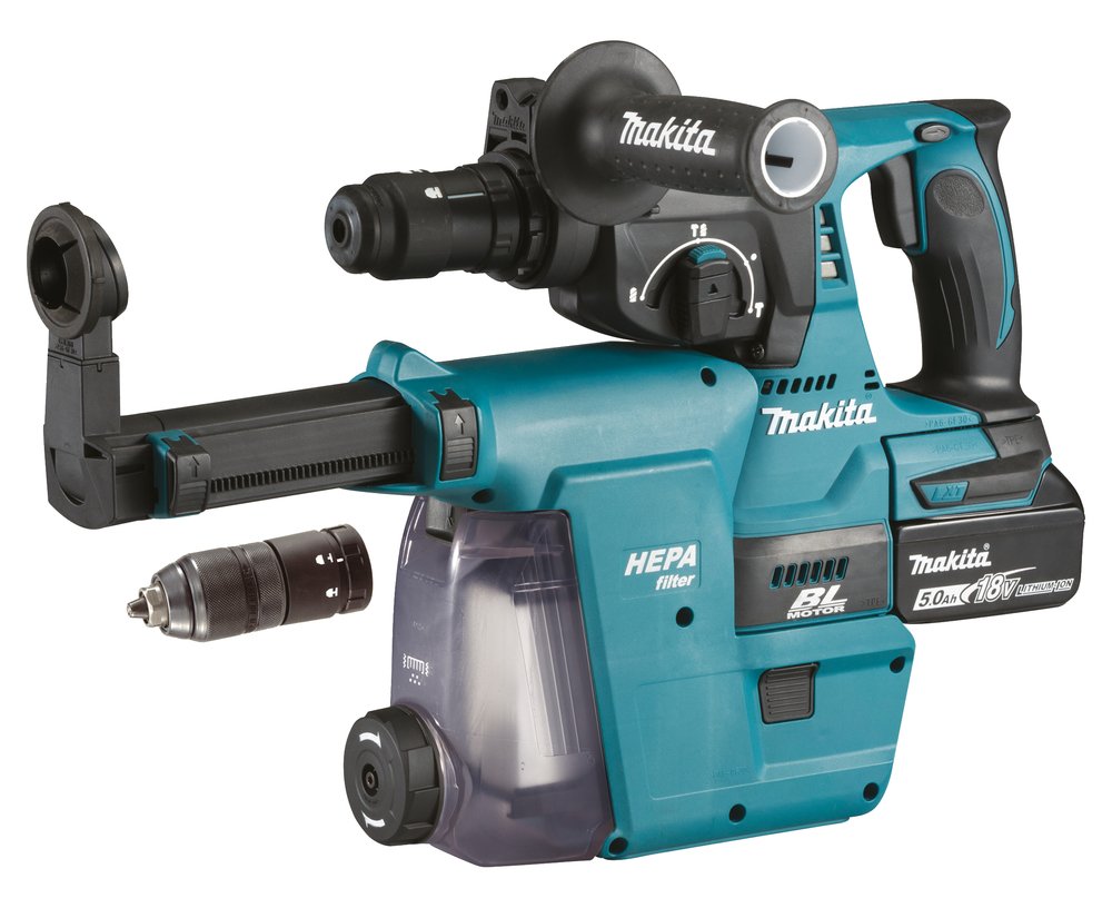 Makita Martillo Combinado A Batería Dhr243rtjw, 18 Voltios