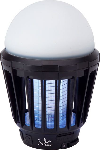 Elimina Insectos-Lampara Port Jata 2 En 1 Negro