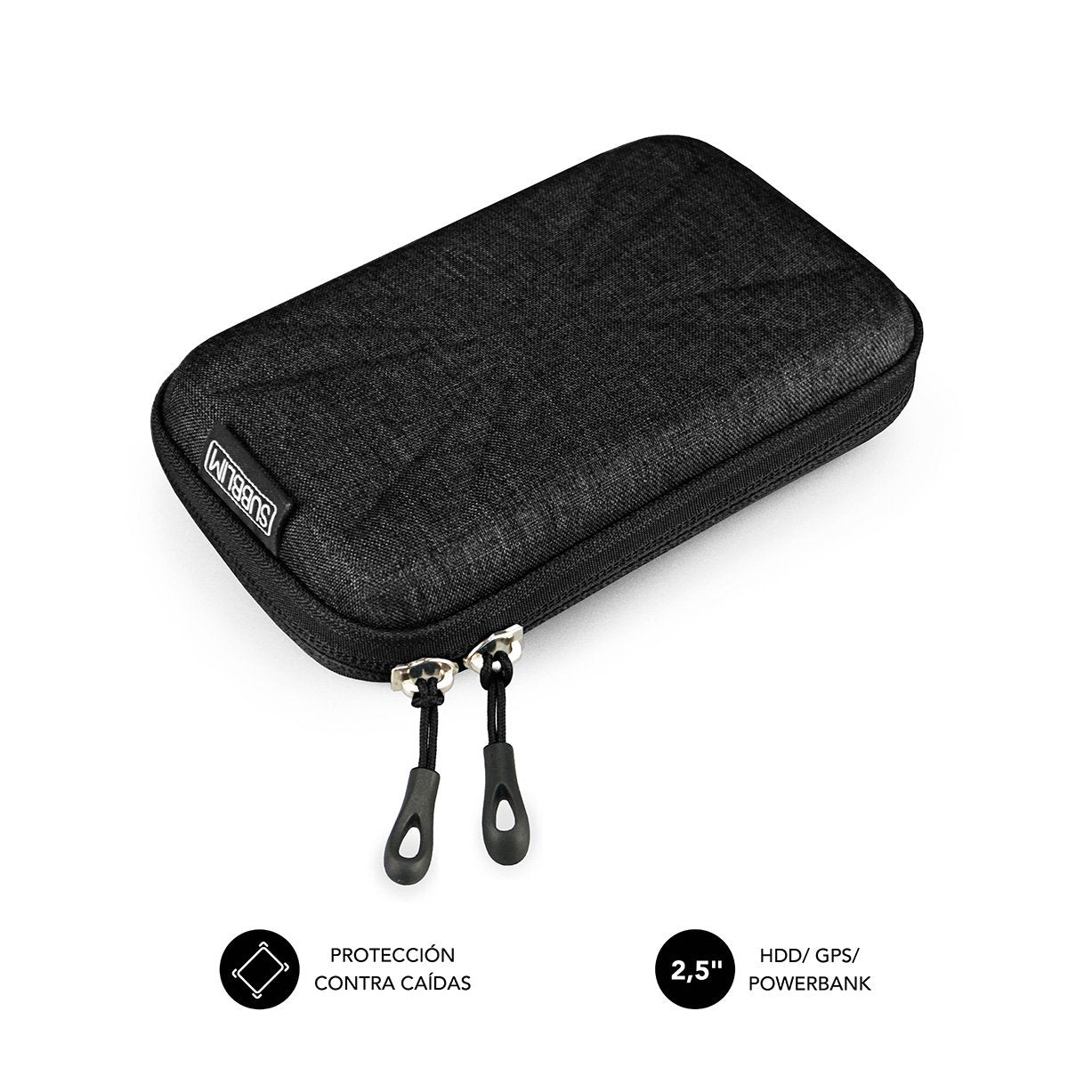 EAN 8436586741303 - SUBBLIM SUB-HDD-HBC001 funda para disco duro externo Funda de protección ABS sintéticos, Poliuretano Negr imagen 1
