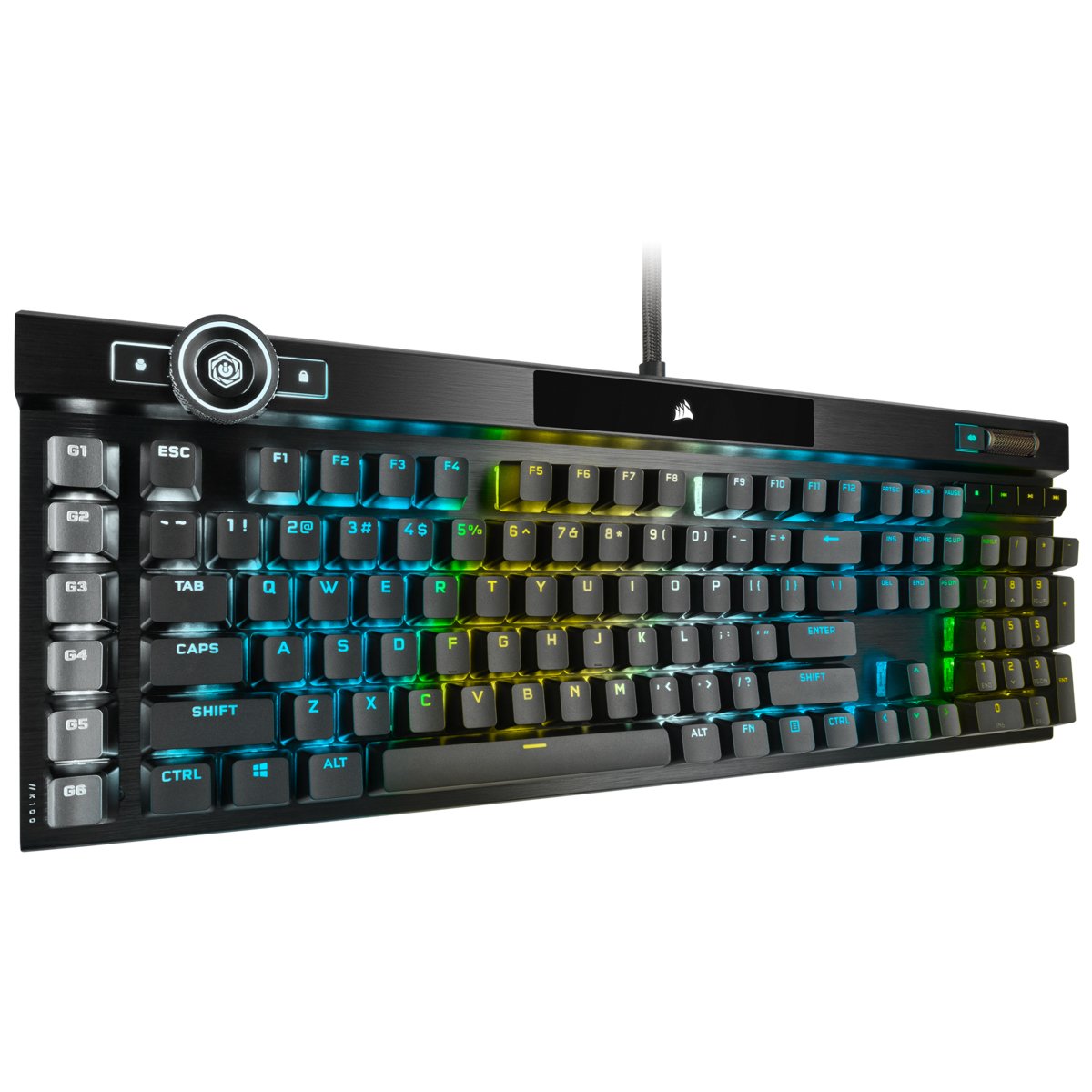 Teclado (Aleman) Corsair K100 Rgb Optisch-Mechanisch Opx Black