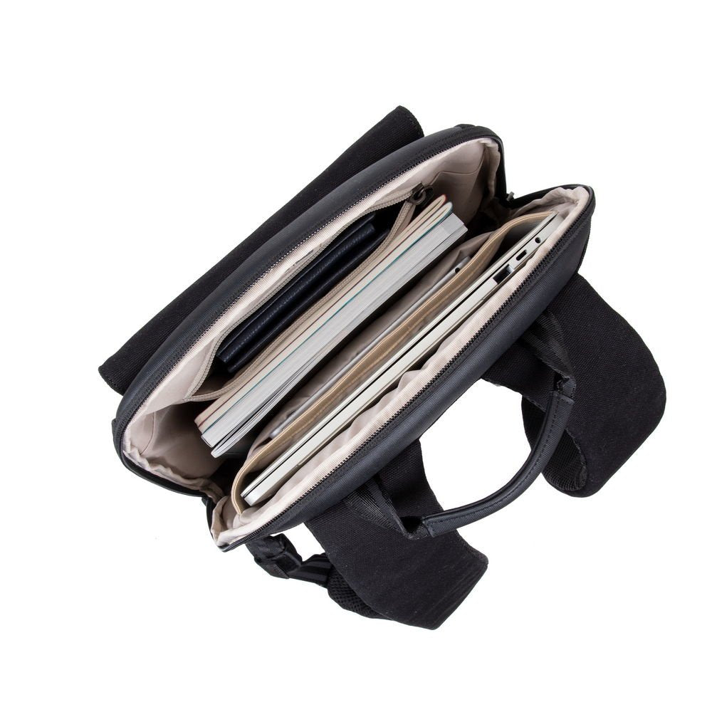 Mochila Riva Canvas Urban Para Portátil (14") Negro 8524