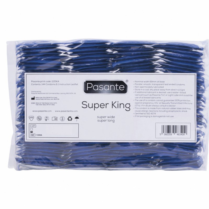 Preservativos Prezerwatywy Super King Size Bulk Pack (144szt)