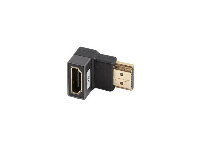 Adaptador 8k Lanberg Hdmi(M) A Hdmi(H) Angulo Abajo Aluminio Plata