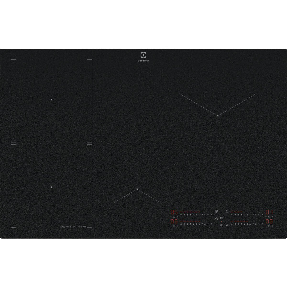 EAN 7333394049502 - Electrolux Hob EIS87453IZ Negro Integrado 77 cm Con placa de inducción 4 zona(s) imagen 1