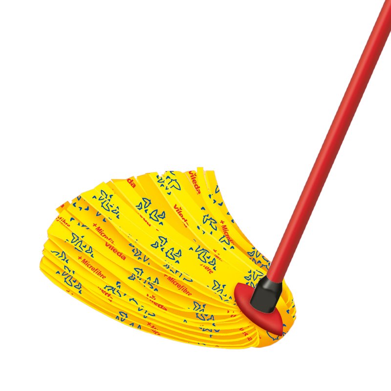 EAN 4023103094192 - Vileda 4023103094192 accesorio para trapeador Cabezal de fregona Rojo, Amarillo imagen 3