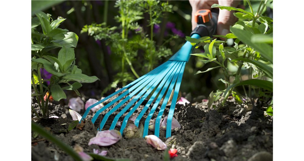 Escoba Pequeña Combisystem Gardena 08919-20 Turquesa / Negro, 12cm