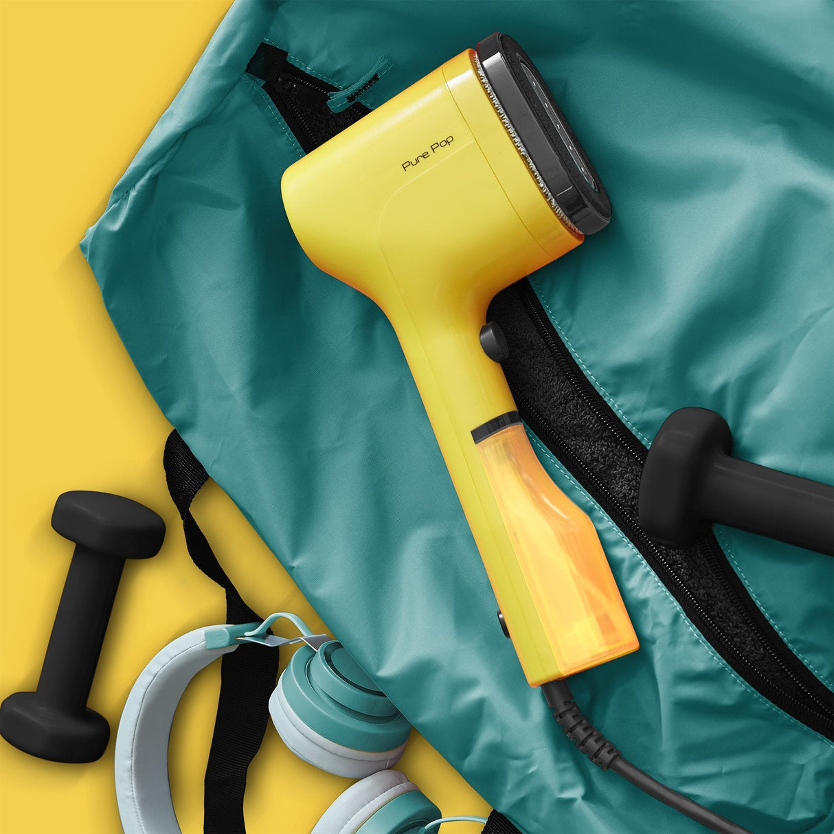 Cepillo De Vapor Tefal Dt 2026 Pure Pop Amarillo