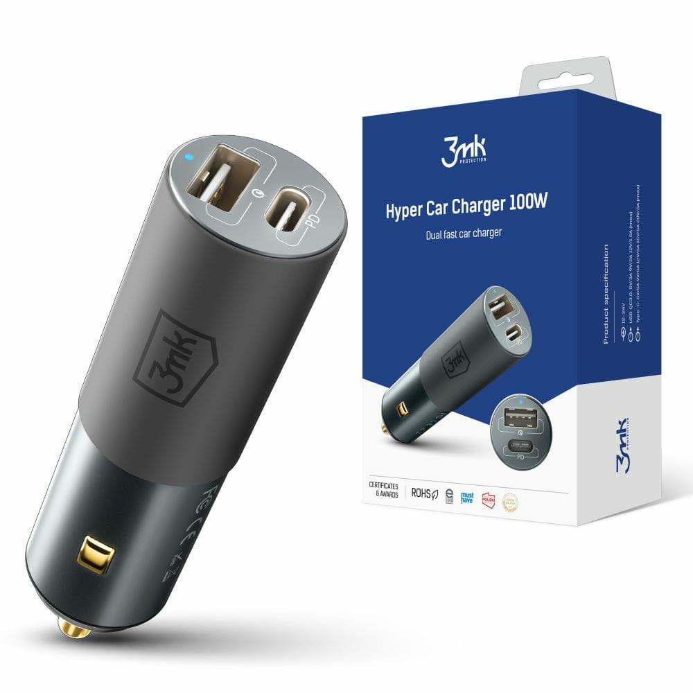 EAN 5903108464567 - 3MK Hyper Car Charger imagen 1