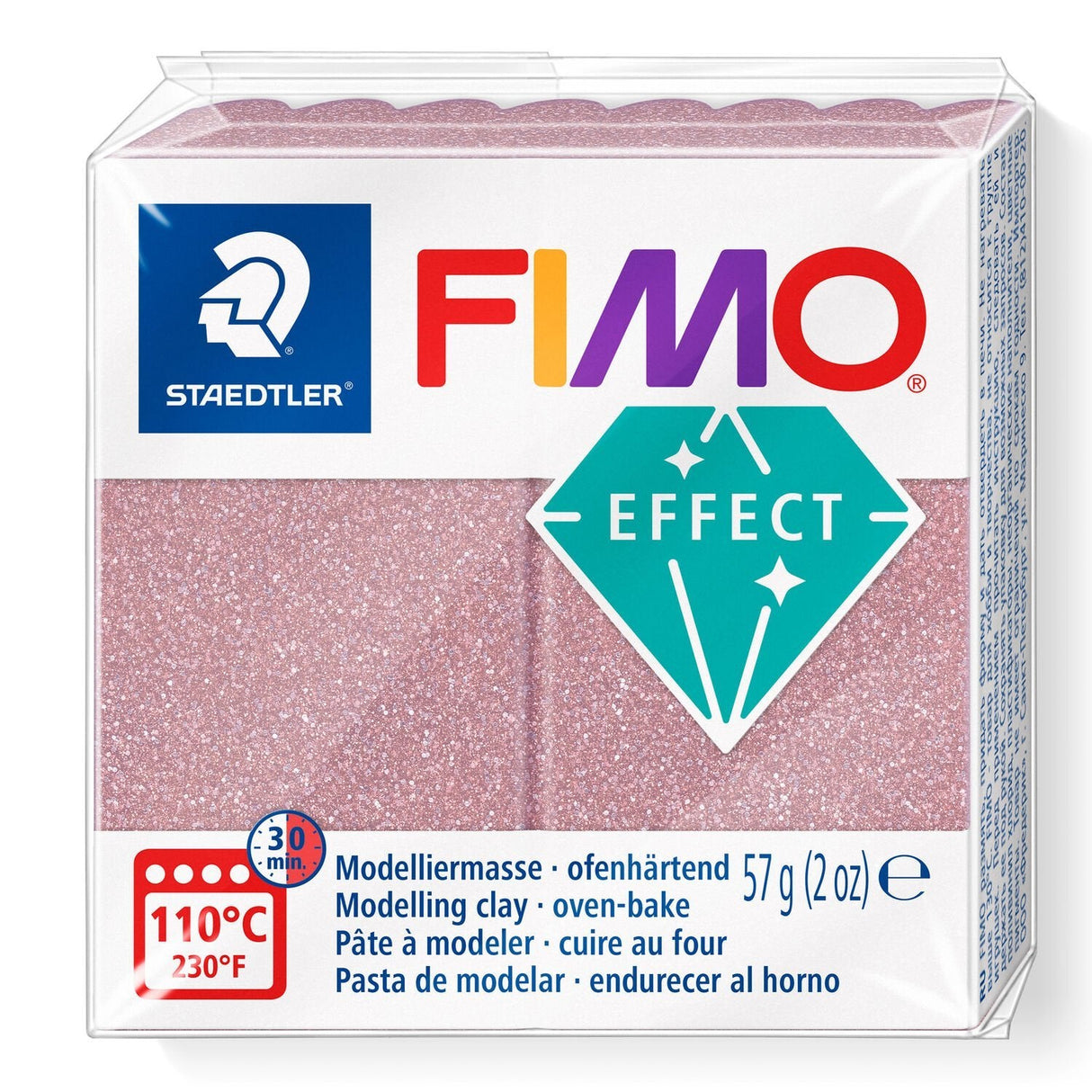 Fimo Mod.Masse Effect 57g Venta En Oro Rosa