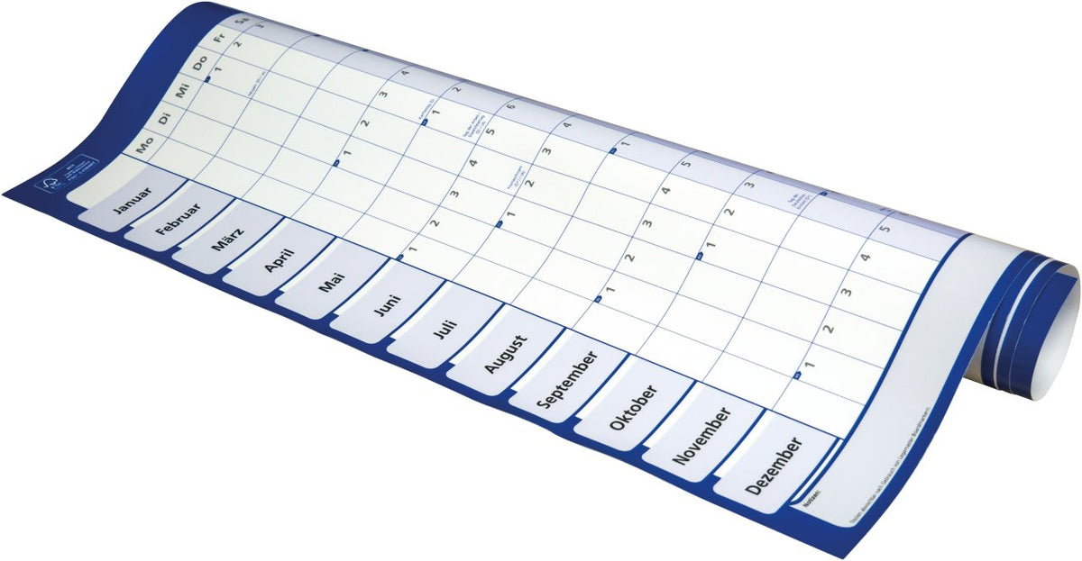 Legamaster Jahresplaner, Tageseinteilung 90,0 X 60,0 Cm