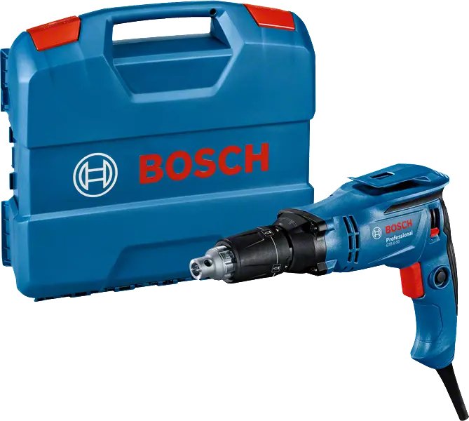 Destornillador Bosch Professional Para Paneles De Yeso Gtb 6-50 Professional Azul/Negro, 650 W, En Maletín En Forma De L 06014a2002