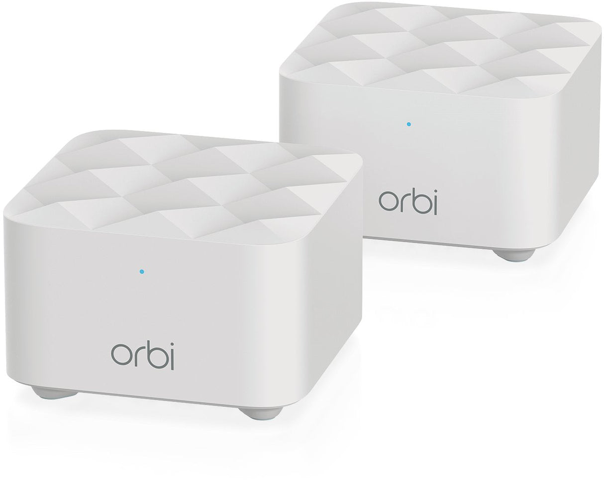 Netgear Orbi Wifi System (Rbk12) Ac1200, Rj-45, Doble Banda (2,4 Ghz / 5 Ghz), Wi-Fi 5 (802.11ac), 1200 Mbit/S, 802.11a,802.11b,802.11g,Wi-Fi 4 (802.11n),Wi-Fi 5 (802.11ac), 400 Mbit/S