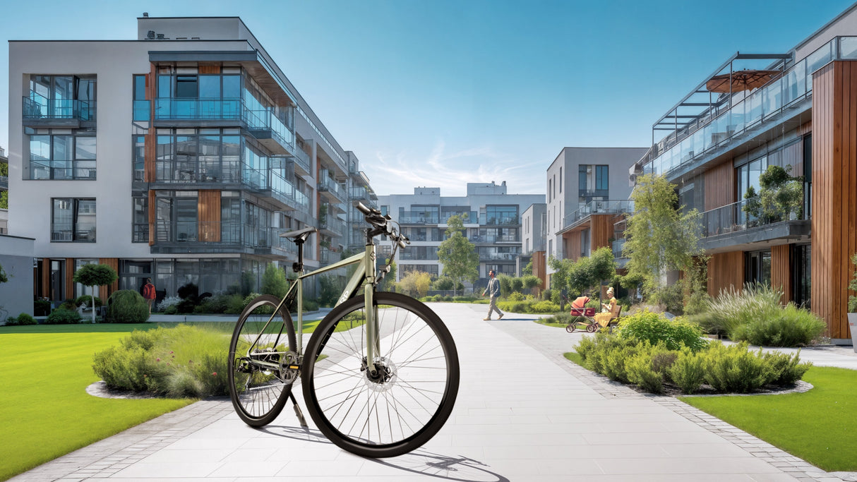 Sharp Gravel E-Bike 250w Motor App 70km GrN Glanz