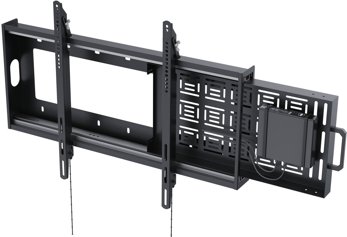 Montaje De Pared Para Pantalla Con Deslizamiento De Alta Resistencia Se Adapta A Pantallas De 47 A 90" Con Tamaños Vesa De Hasta 800 X 600 Inclinación De 5 Grados Adecuado Para Paneles Planos Interactivos O Pantallas Brazos Se Aseguran Firm