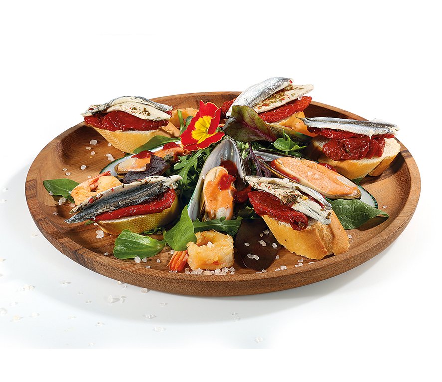 Zassenhaus Snackteller Madera Alrededor Plato De Servir