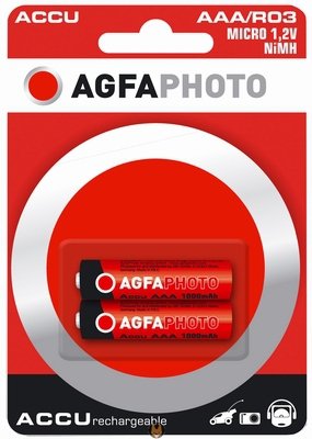 Pila Recargable Agfaphoto Micro Aaa 900 Mah Blister (2-Pack)