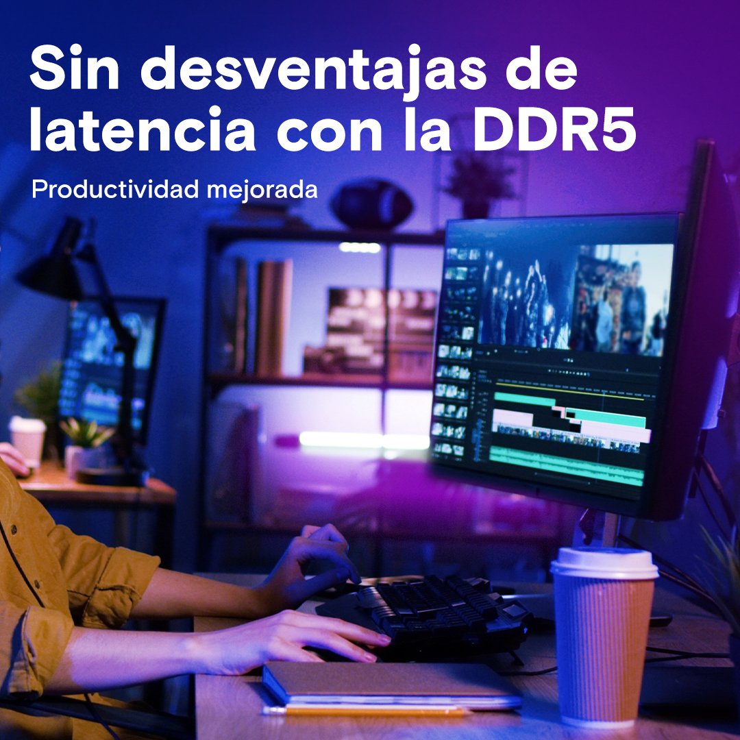 Memoria Crucial Ddr5-5600 Kit 128gb 2x64gb Cl46 (16gbit)