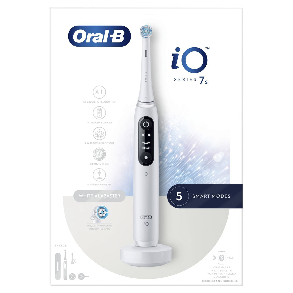 Oral-B Io Series 7s ZahnbRste Weiá