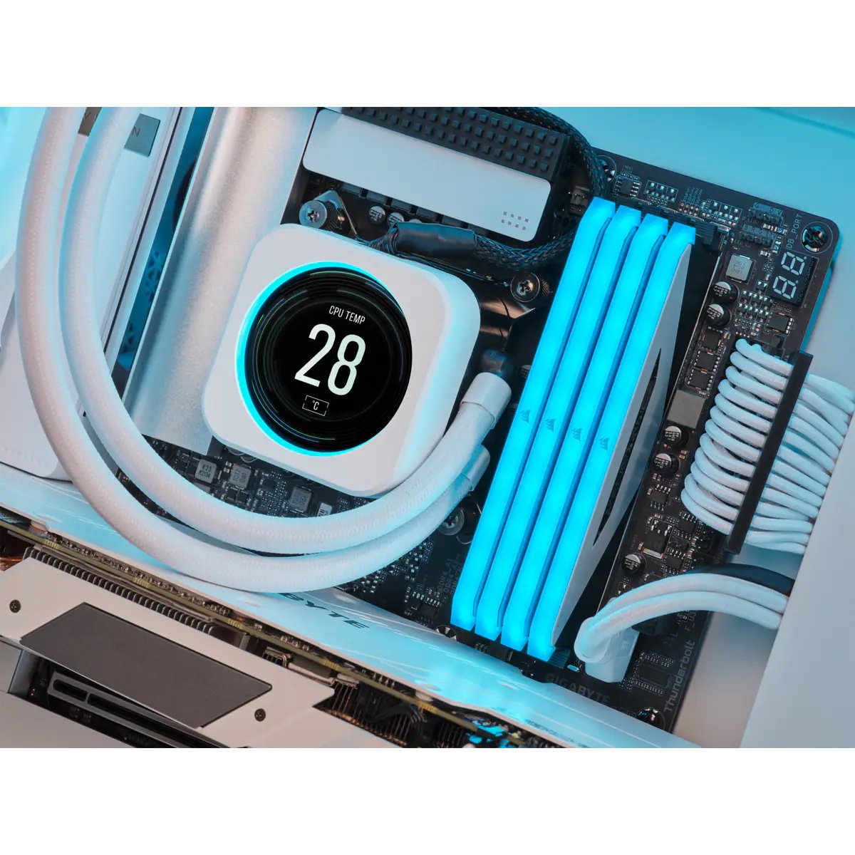 Corsair Icue Elite Lcd-Display Upgrade Kit - Blanco