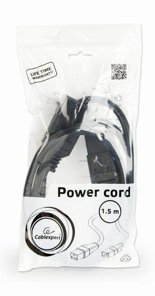 EAN 8716309079945 - Gembird PC-189-C19 cable de transmisión Negro 1,5 m C19 acoplador C20 acoplador imagen 5