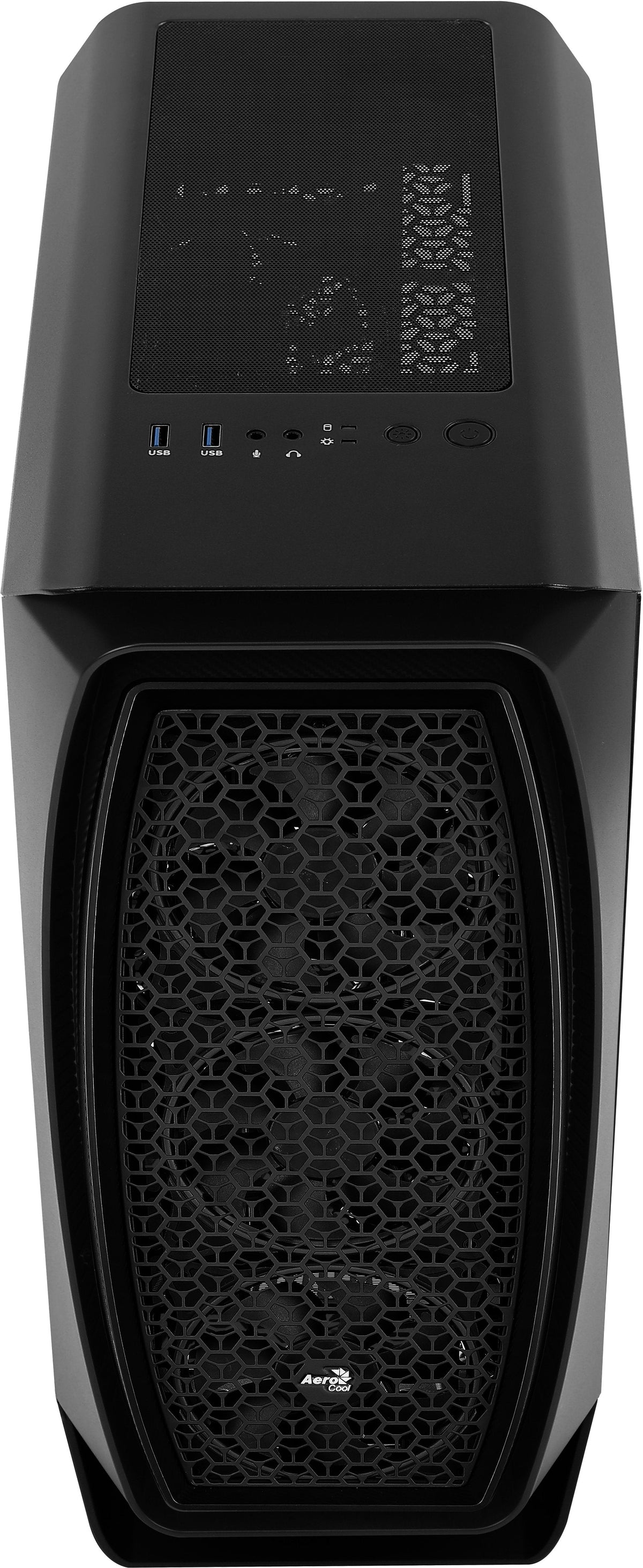 Caja Pc Aerocool Aero One Mini Eclipse Black 2*Usb 3.0 Hd Audio+Mic Soporta Refrigeración Líquida Micro Atx/ Mini Itx