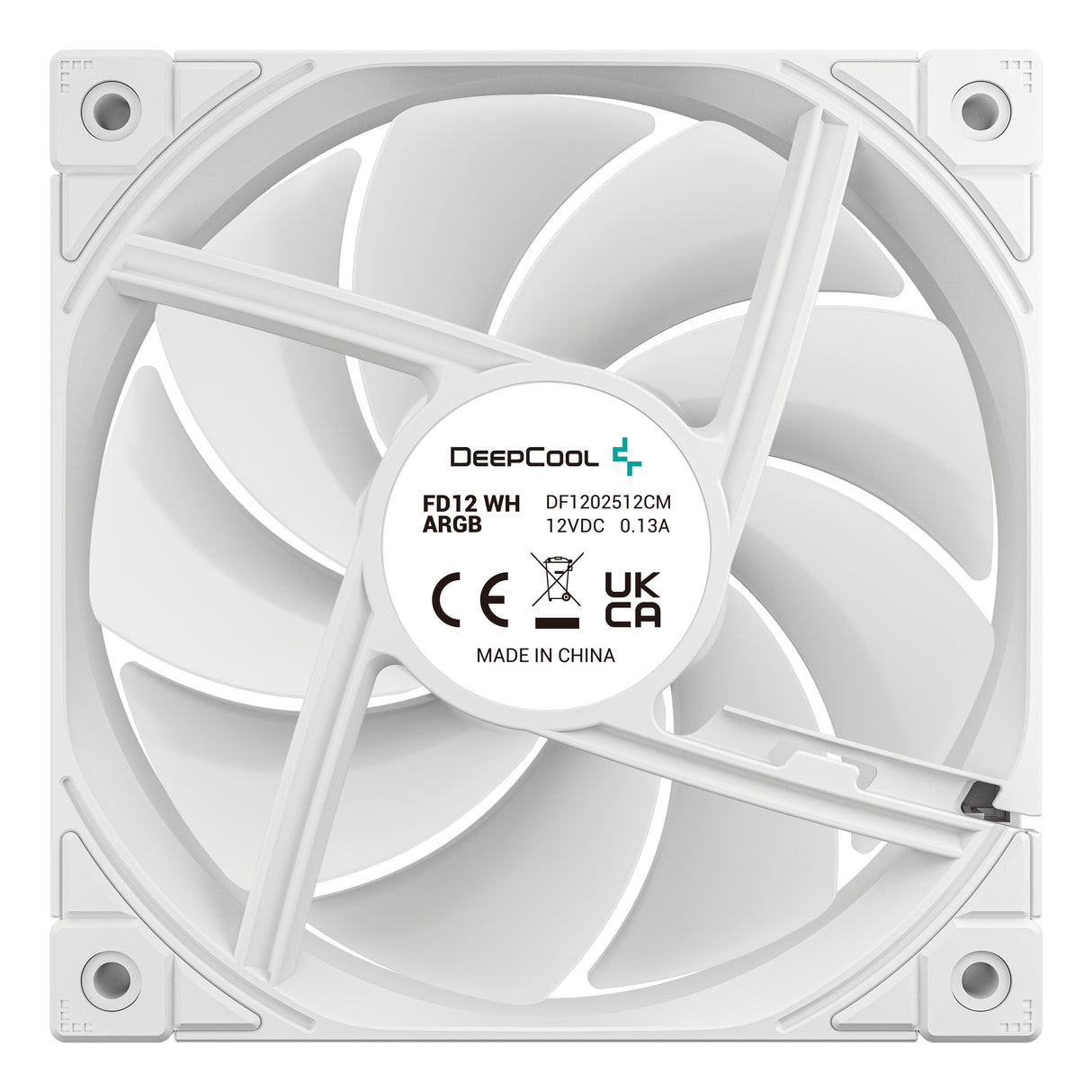 EAN 6933412710905 - DeepCool FD12 ARGB WH-3 in 1 Carcasa del ordenador Ventilador 12 cm Blanco 3 pieza(s) imagen 6