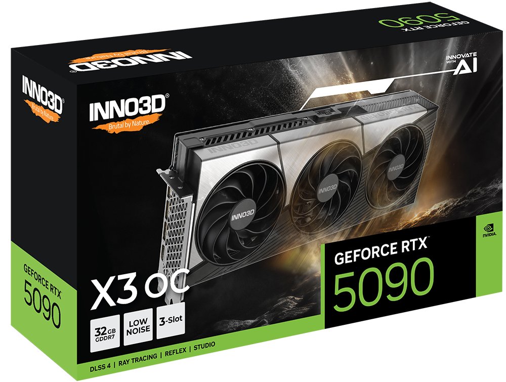 EAN 8886307700131 - INNO3D GeForce RTX 5090 X3 OC NVIDIA 32 GB GDDR7 imagen 2