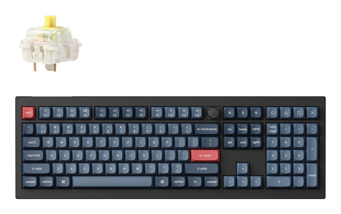 Keychron V6 Max, Teclado Gaming V6m-D4-De