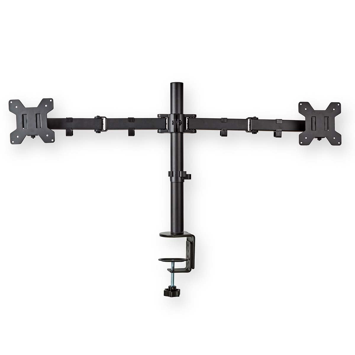 Nedis Schreibtisch Monitorhalterung - 2 Bildschirme 15 - 32 " 75x75 100x100 Vollbeweglich