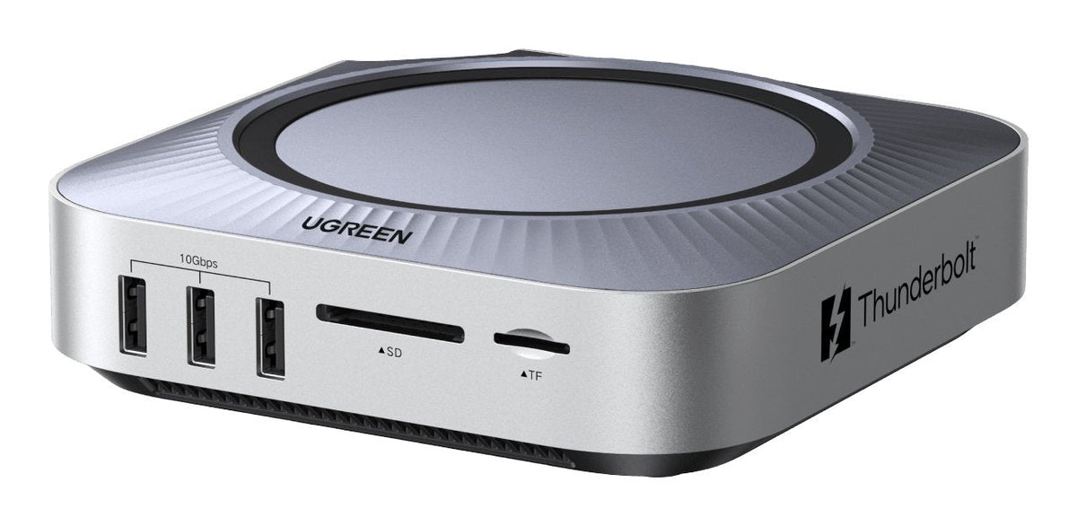 Ugreen Maxidok 10-In-1 Mac Mini Thunderbold 5 Estación De Acoplamiento (Plateado) 85883eu