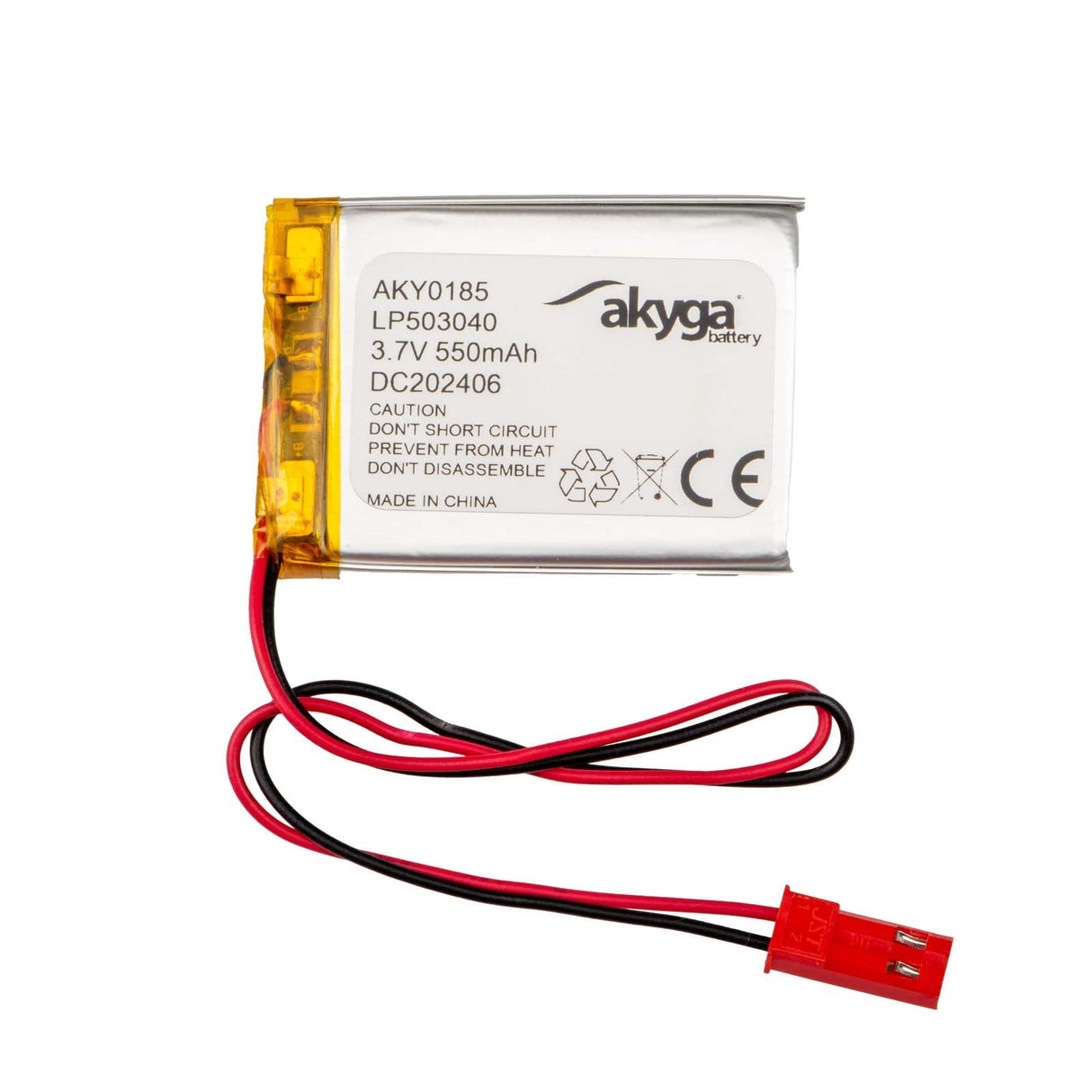 EAN 5906574243391 - Akyga AKY0185 recambio del teléfono móvil Batería Plata imagen 1