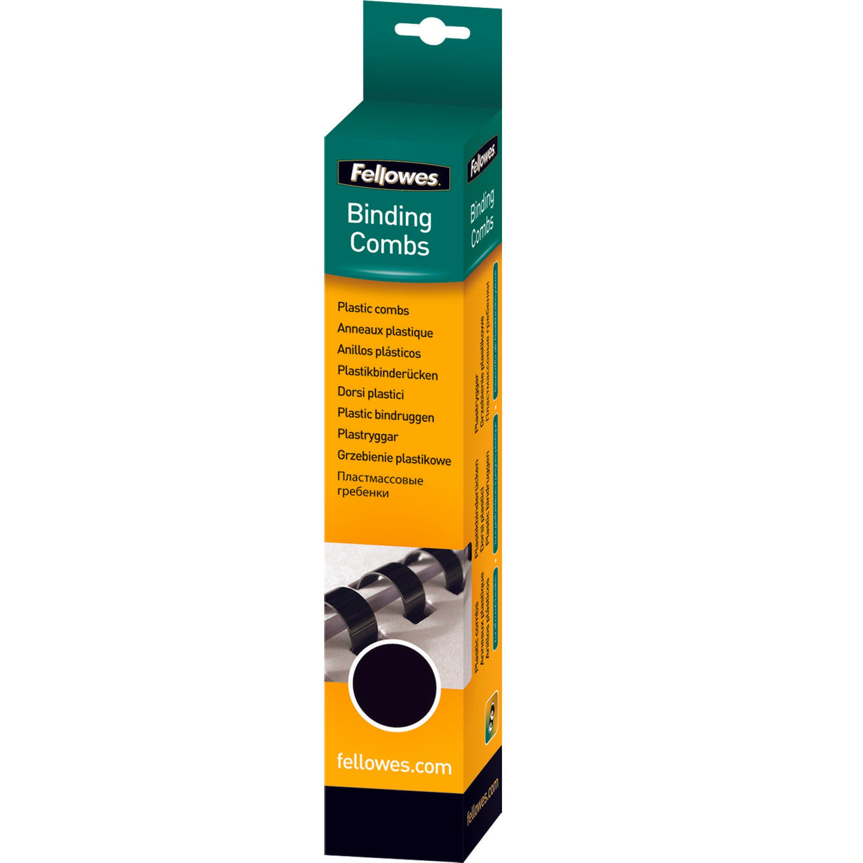 Fellowes Pack De 25 Canutillos Negros 8 Mm