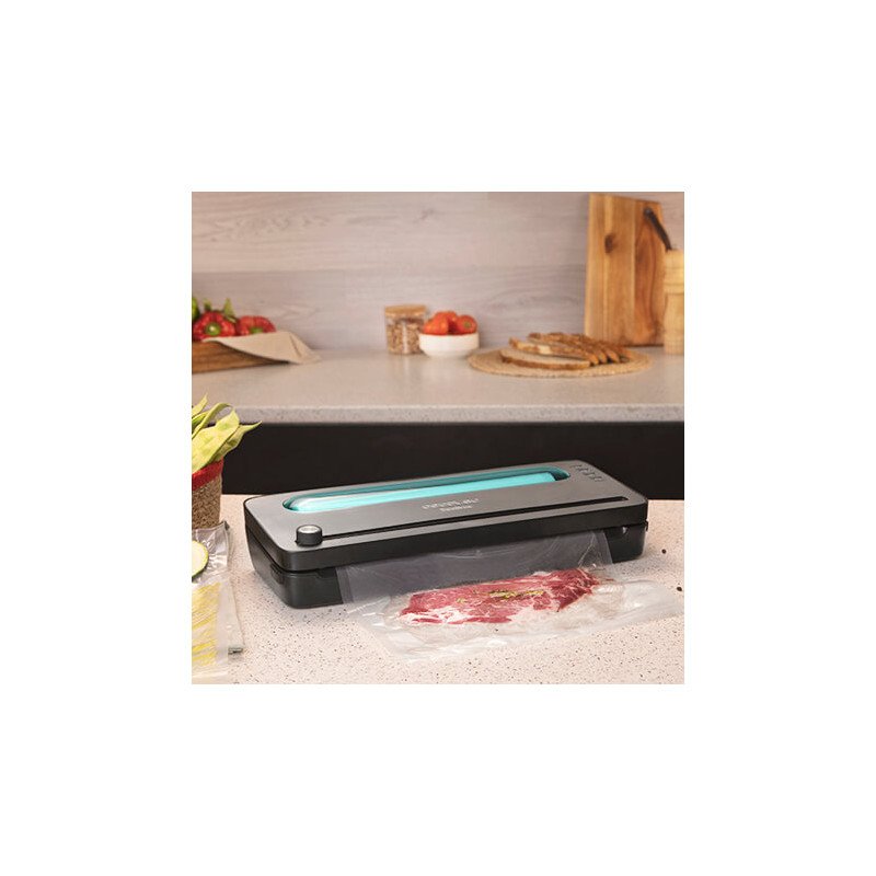 EAN 8435484042567 - Cecotec SealVac 120 SteelCut sellador al vacío 750 mbar Negro imagen 4