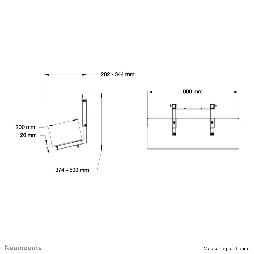 EAN 8717371449964 - Neomounts PLASMA-M2250KEYB accesorio para soporte de televisor imagen 3