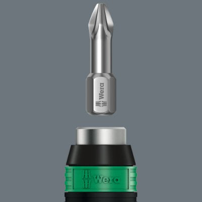 Wera Par Destornillador 7440, El Par Llave Negro / Verde, De 1/4 "Bits