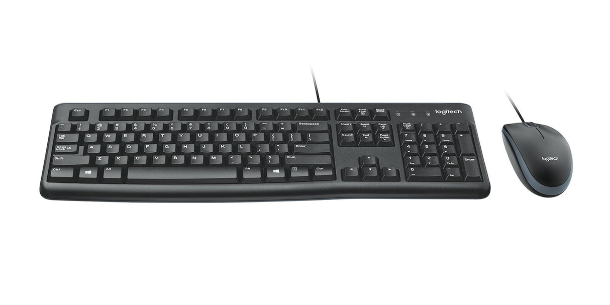 Teclado Italiano Logitech Desktop Mk120 Ratón Incluido Usb Qwerty Negro