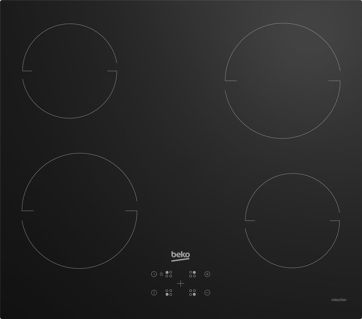 EAN 8690842683862 - Beko HII64401QT Negro Integrado 60 cm Con placa de inducción 4 zona(s) imagen 1