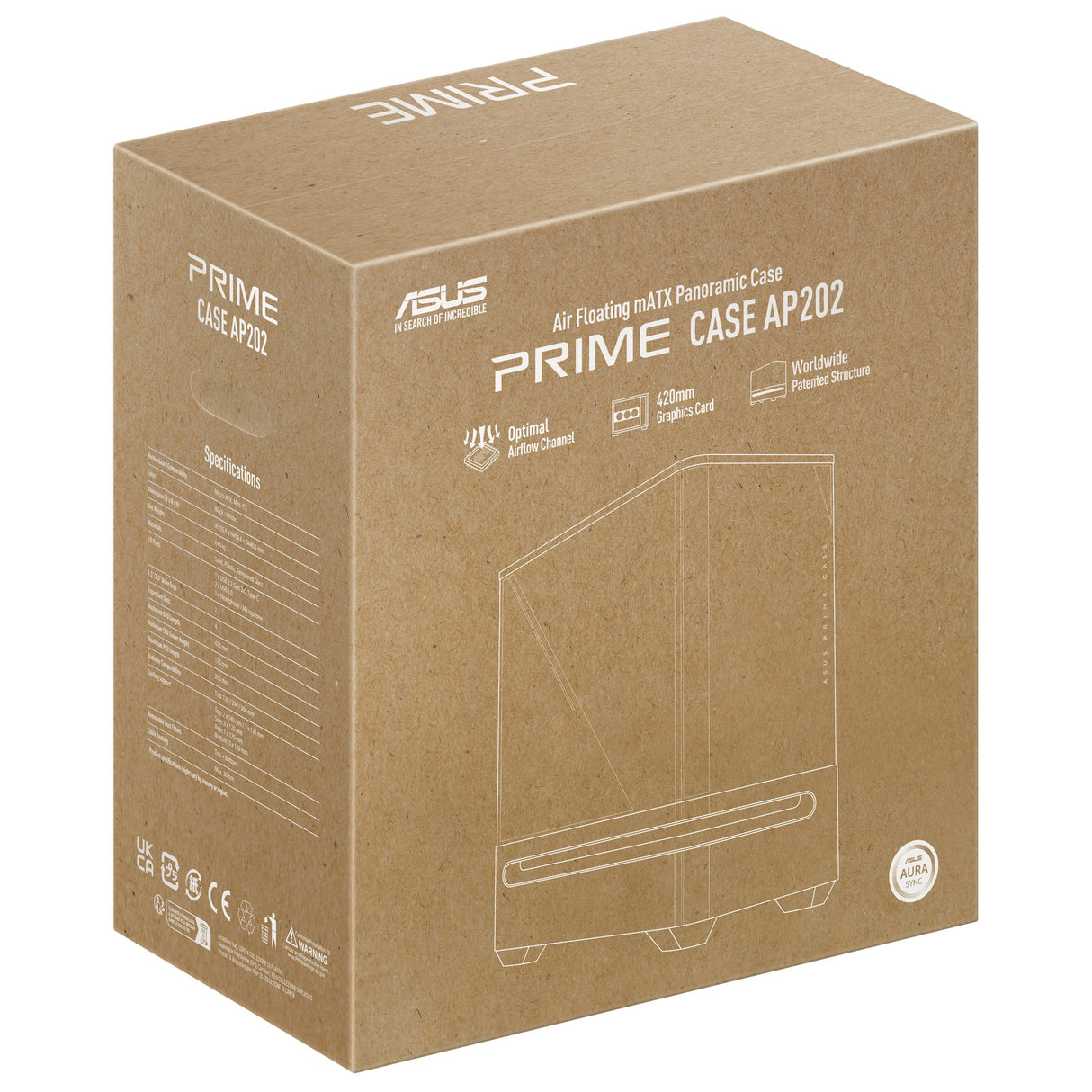 EAN 4711636006521 - ASUS PRIME AP202 ARGB Midi Tower Negro imagen 19
