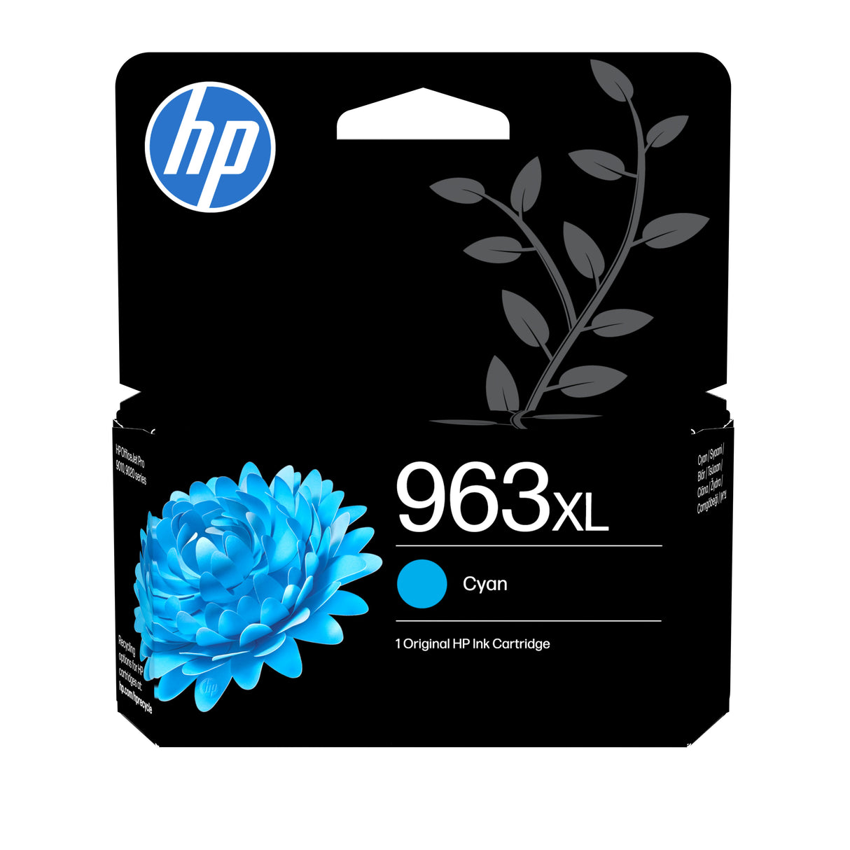 EAN 0192545866521 - HP 963XL High Yield Cyan Original Ink Cartridge cartucho de tinta 1 pieza(s) Alto rendimiento (XL) imagen 1