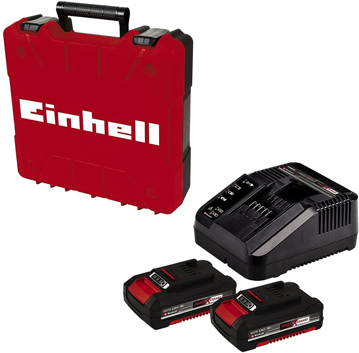 Taladro Inalámbrico Einhell Te-Cd 18/40 Li Bl (Rojo/Negro, 2x Batería Li-Ion 2.0ah, En Estuche)4513995