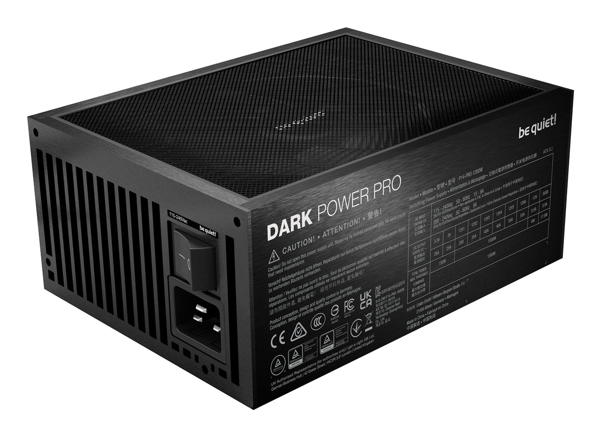 Be Quiet Dark Power Pro 14 Io 1300w (Negro, 1300 Watt) Bp022eu