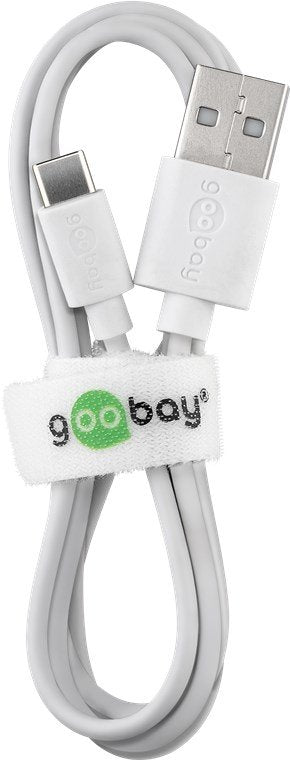 Goobay Cargador Pared Dual Con Cable Usb-C 2,4 A, 44987