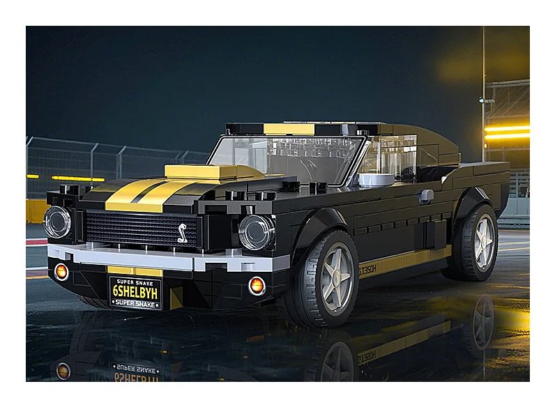 Jamara Cada Shelby Gt350 1:24 Bricks Negro 8+